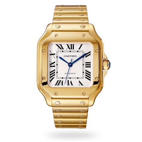 cartier gold watch price